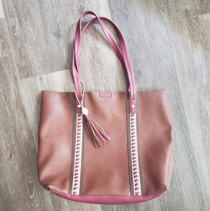 Steven Brown and Cranberry Tote Bag